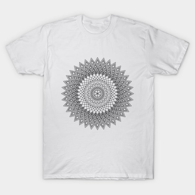 Pointed mandala T-Shirt by hedehede